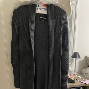 Zadik and Voltaire Knee length cardigan.